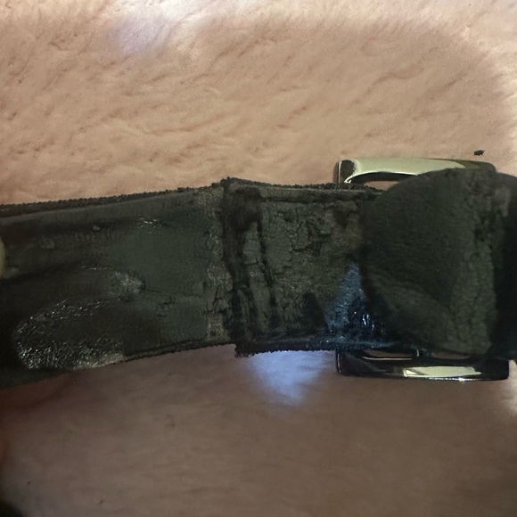 Gianni Bini Black Shimmer Shannon Heels 9.5M - Picture 6 of 8